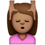 head massage emoji